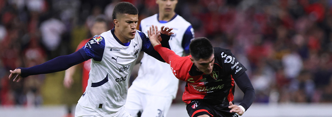 Atlas y Rayados empatan en un tremendo partidazo de media semana