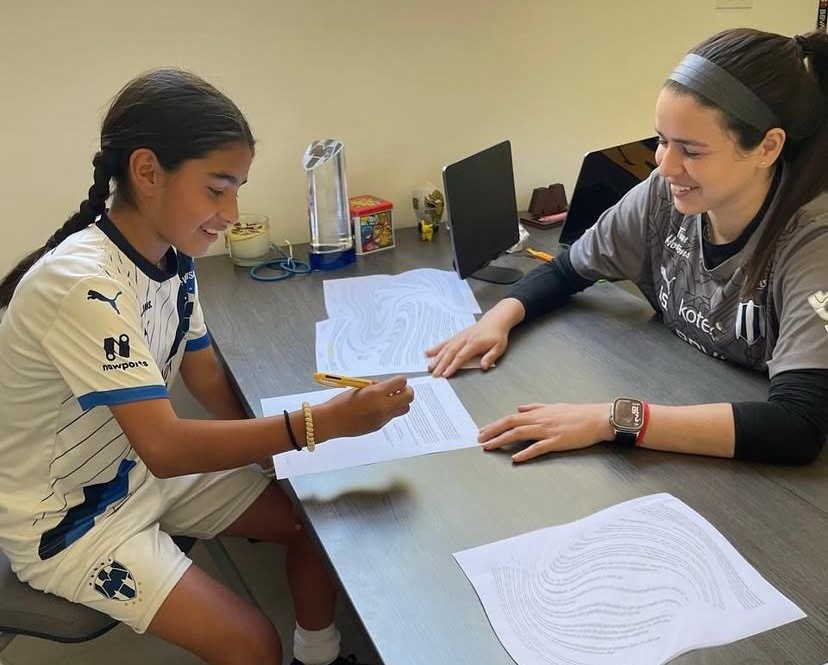 Sofía Monjaras, la joven promesa de 11 años que hace historia en Rayadas Sub-15