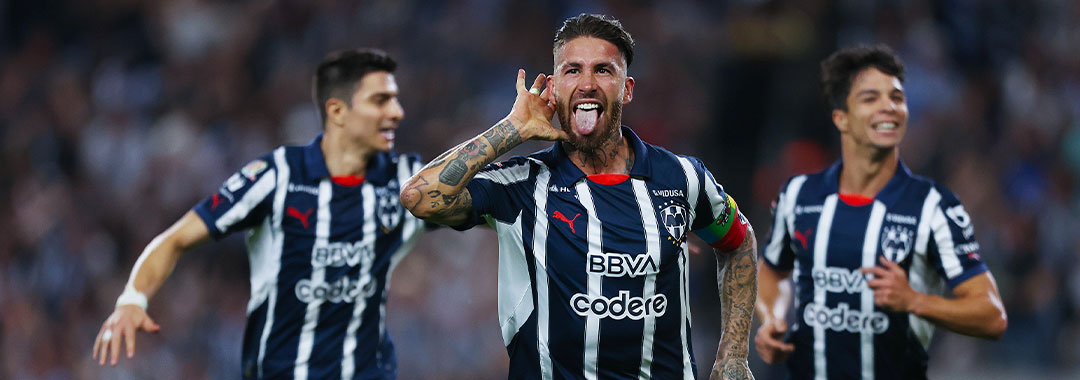 Rayados vence a Santos con gol de Sergio Ramos
