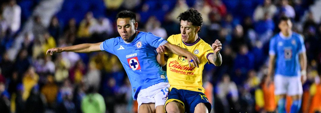 América y Cruz Azul dividen unidades