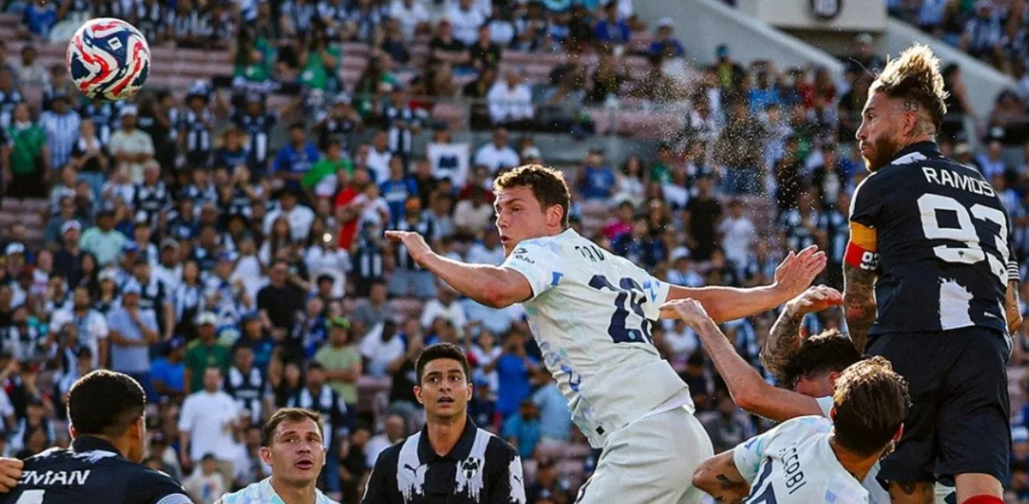 Rayados empatan ante el Inter en debut mundialista con gol de Sergio Ramos