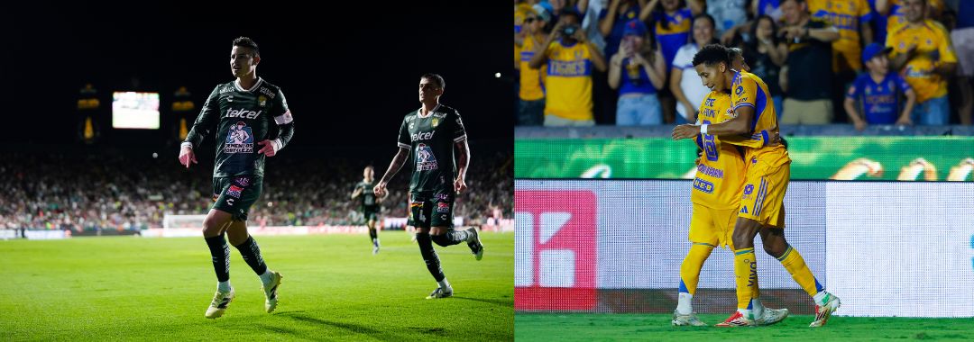 León y Tigres rugen en casa: vencen a Chivas y Bravos en jornada intensa del Apertura 2025