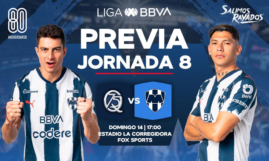 Rayados busca su séptima victoria al hilo y el liderato en Querétaro ⚽🔥