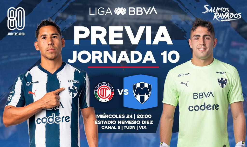 👉 Rayados busca recuperar el liderato en su visita al Toluca