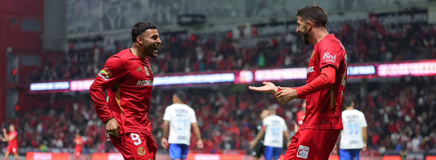 Toluca humilla a Rayados con goleada histórica 6-2 en el Nemesio Diez