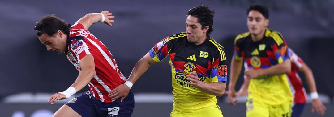 Chivas y América empatan en la edición amistosa del Clásico de México.